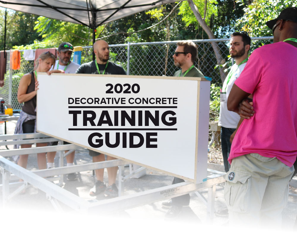2020 Decorative Concrete Training Guide