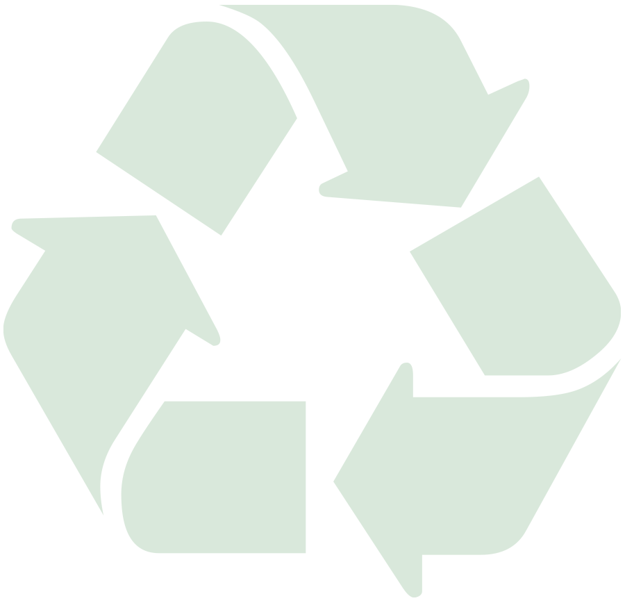 light green transparent recycle symbol